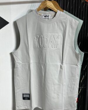 Armless male top